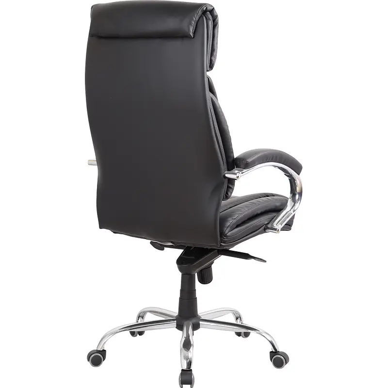 Кресло для руководителя Комус Мебель (Easy Chair) 516 черное (экокожа — фото 4