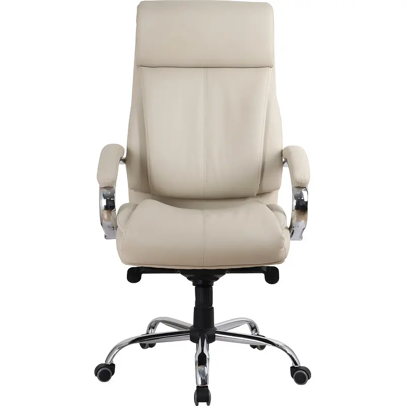 Кресло для руководителя Комус Мебель (Easy Chair) 516 бежевое (экокожа — фото 2