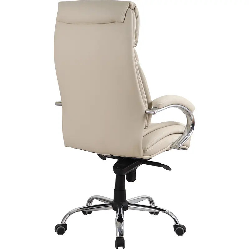 Кресло для руководителя Комус Мебель (Easy Chair) 516 бежевое (экокожа — фото 4