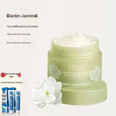 Banmiantanhua Garden Jasmine Ice Cream Body Scrub садовый жасмин 250г — для участок — фото 3