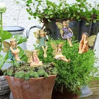 Сказочный сад - 6 шт. Миниатюрные фигурки фей — для декор — фото 2