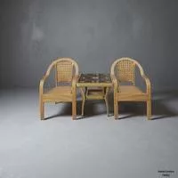 Садовый комплект мебели из ротанга — для участок — фото 2