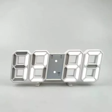 Купить Товары Часы 3D LED Цифровой будильник Настенные часы Время/дата/температура