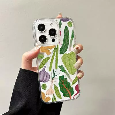 Магнитный чехол с ручной росписью «Сад еды» для Samsung Galaxy S26 S25 Edge S24 — для участок — фото 3