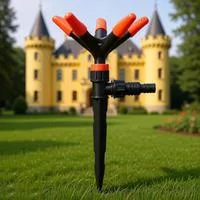 360 градусов Можно подключить Садовый Автоматический Роторный Дождеватель Сад — для полив — фото 2