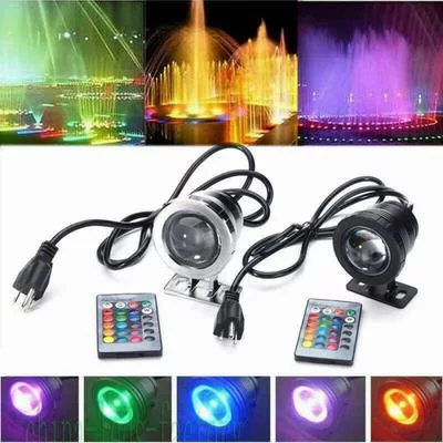 RGB Прожектор для бассейна 10 Вт Лампа для аквариума Садовый светильник Светодиодный — для участок — фото 3