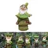 Очаровательный садовый гном-кормушка для птиц Уникальное украшение для сада Изделие — для участок — фото 9