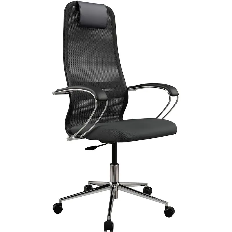 Кресло для руководителя Комус Мебель Easy Chair 675 черное (сетка — фото 2
