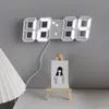 3D Светодиодные Цифровые Часы Настенное Украшение Светящиеся Ночной Режим — для участок