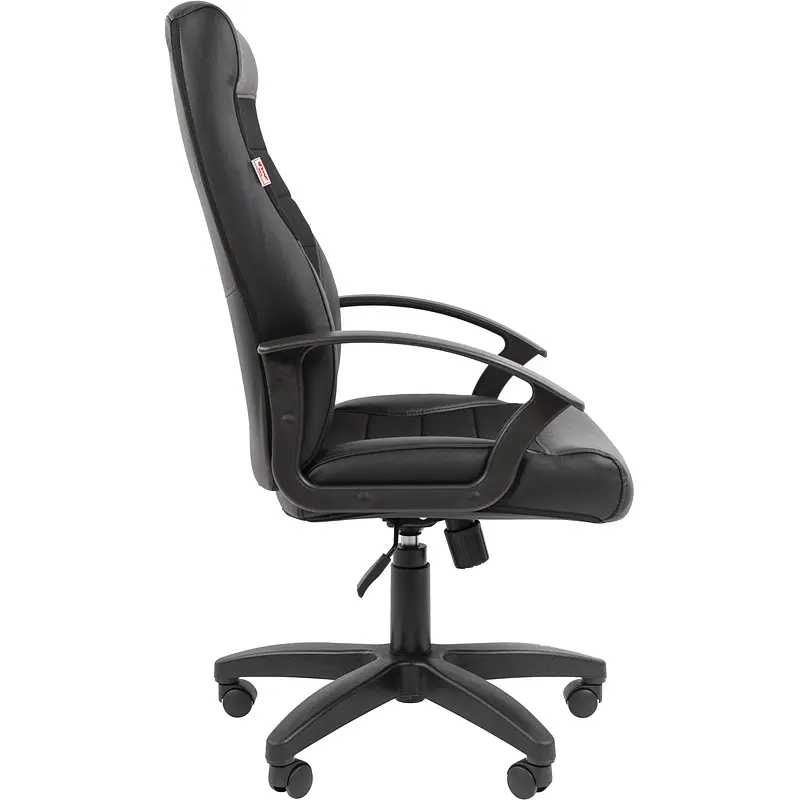 Кресло для руководителя Комус Мебель Easy Chair 639 черное (экокожа/ткань — для хранение — фото 3