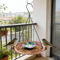 Кормушки для птиц уличные с цепью — для участок — фото 2