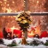 Ветряной колокольчик Шишка Устойчивый к погодным условиям Металлический — для участок