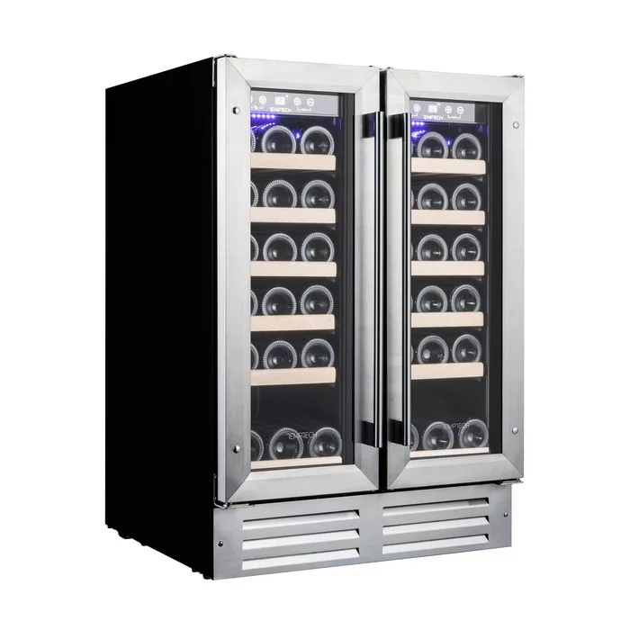 Встраиваемый винный шкаф Temptech WP2DQ60DCS — для хранение
