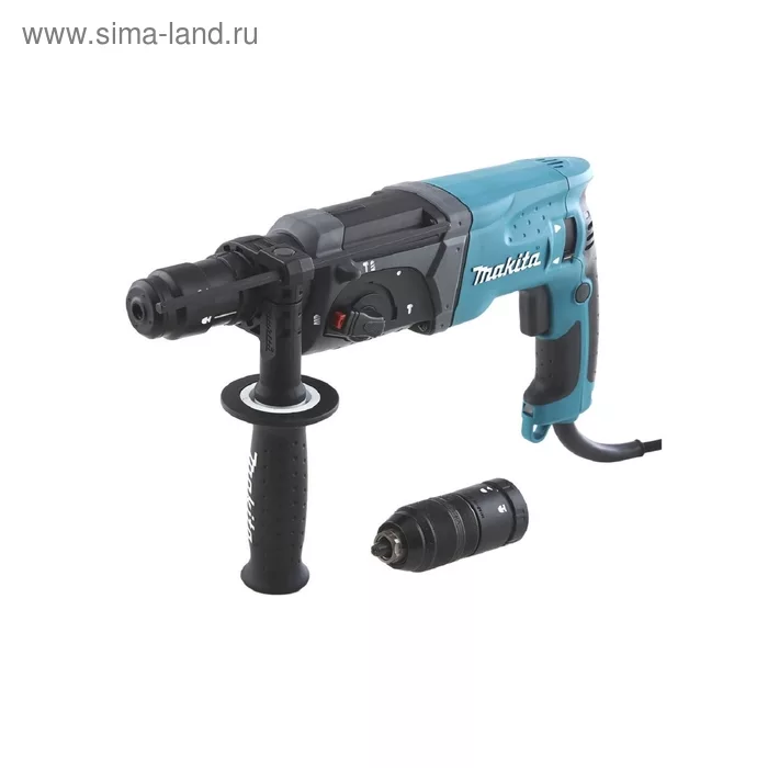 Перфоратор Makita HR2470FT патрон:SDS-plus уд.:2.7Дж 780 Вт (кейс в комплекте) — фото 2