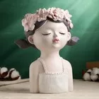 Кашпо - ваза «Мила с венком» — для декор — фото 7