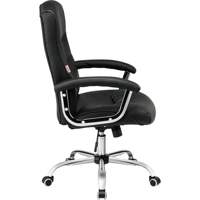 Кресло для руководителя Комус Мебель (Easy Chair) 550 черное (рециклированная кожа — фото 6