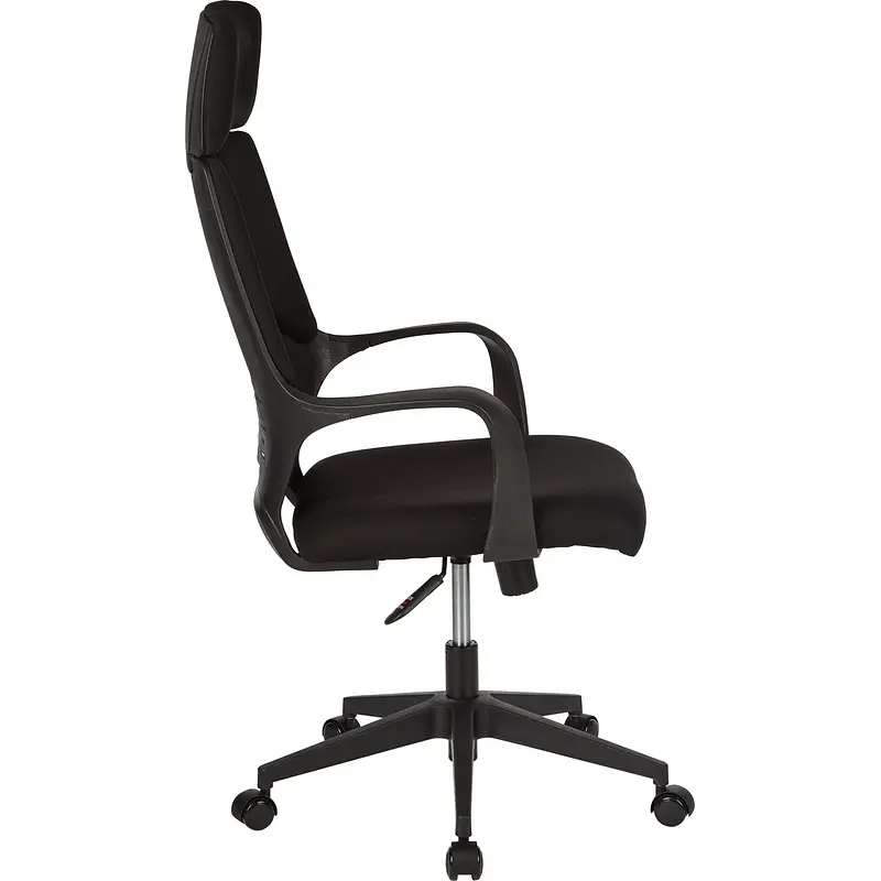 Кресло для руководителя Комус Мебель (Easy Chair) 680 черное (ткань — для хранение — фото 3