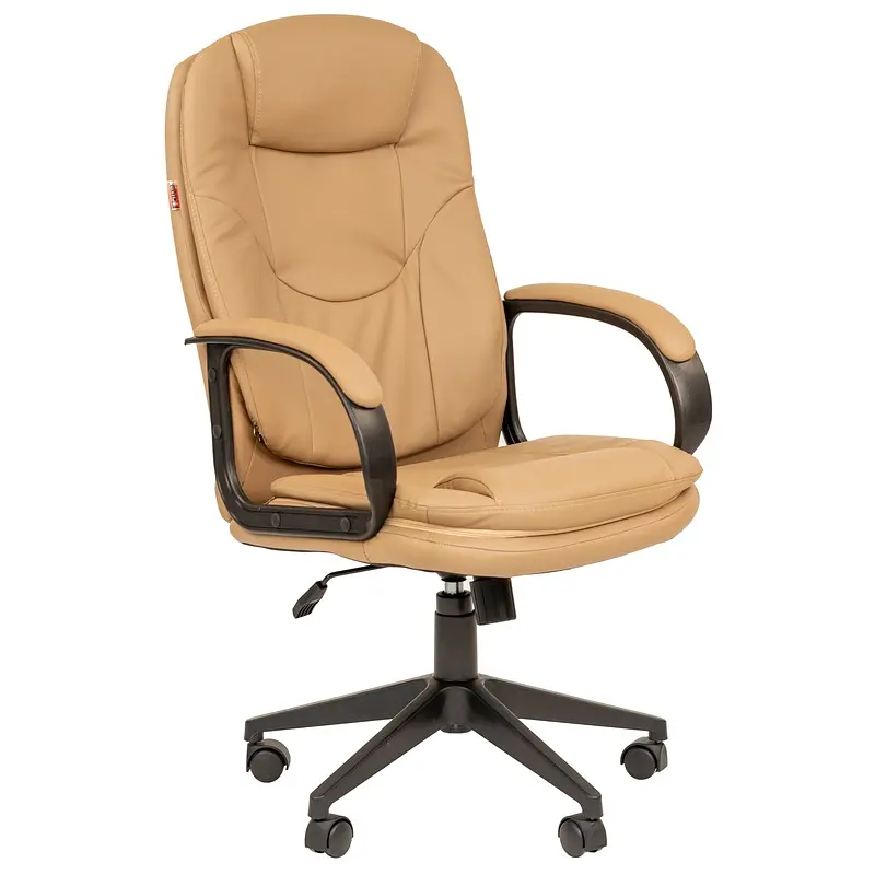 Кресло для руководителя Комус Мебель Easy Chair 695 бежевое (экокожа — для хранение — фото 3