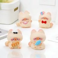 2 шт. Миниатюрная фигурка кошки Микро-статуэтка — для декор — фото 2