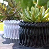 3D Мультяшные Кошки Смоляные Горшки для Растений Креативный Садовый Цветочный Горшок — для участок — фото 2