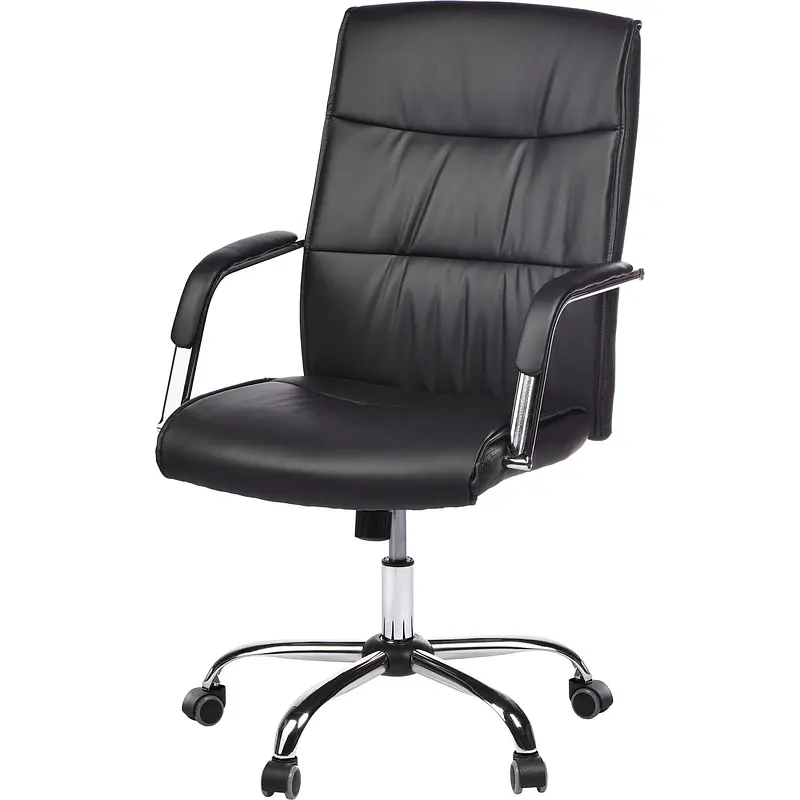 Кресло для руководителя Комус Мебель (Easy Chair) 509 черное (экокожа — для хранение