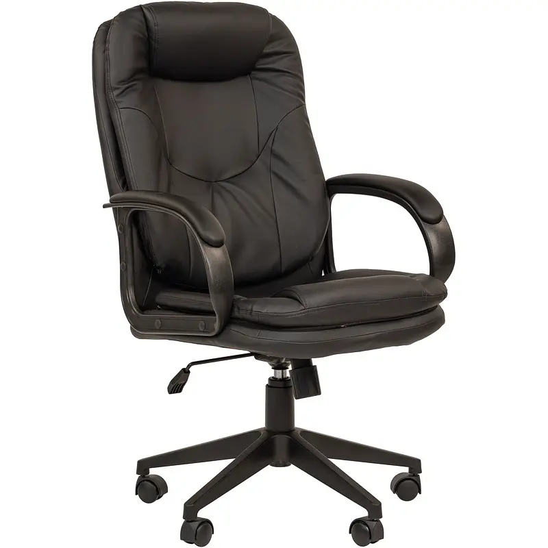 Кресло для руководителя Комус Мебель Easy Chair 695 черное (экокожа — для хранение
