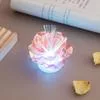 Семицветная оптоволоконная светодиодная роза с подсветкой — для участок