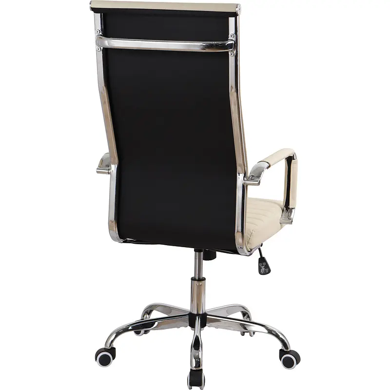 Кресло для руководителя Комус Мебель (Easy Chair) 566 бежевое (экокожа — фото 4