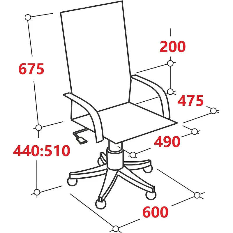 Кресло для руководителя Комус Мебель (Easy Chair) 566 бежевое (экокожа — фото 5