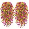 2 шт. Пластичный Эвкалипт Искусственное Растение Декор Маргаритка Искусственные — для участок — фото 9