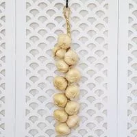 Искусственная гирлянда из чеснока — для теплица — фото 2