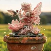 Водонепроницаемый садовый кол-колибри для газона — для участок — фото 2