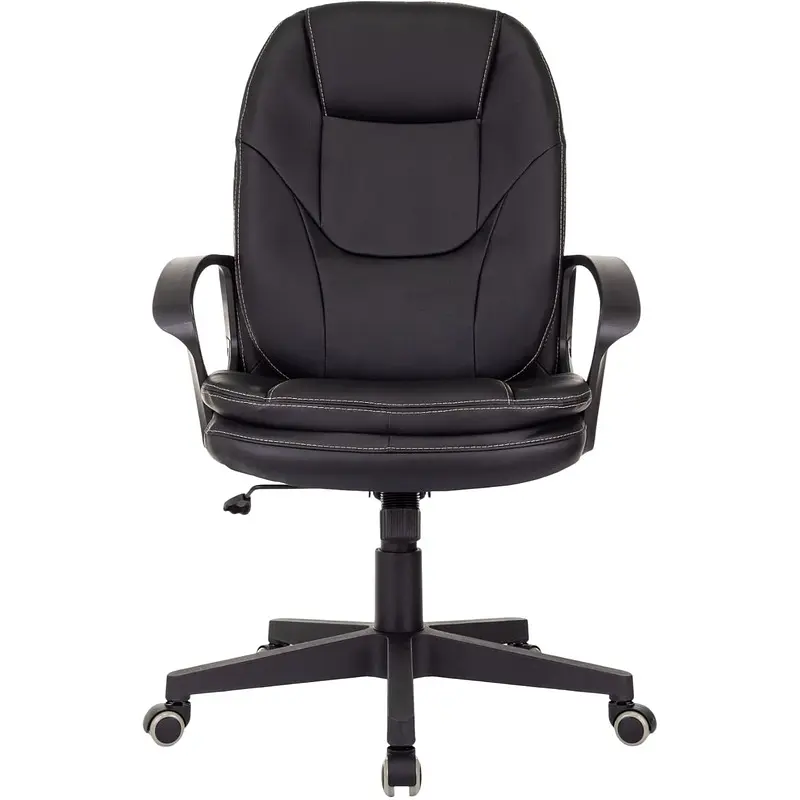 Кресло для руководителя Комус Мебель (Easy Chair) 668 черное (экокожа