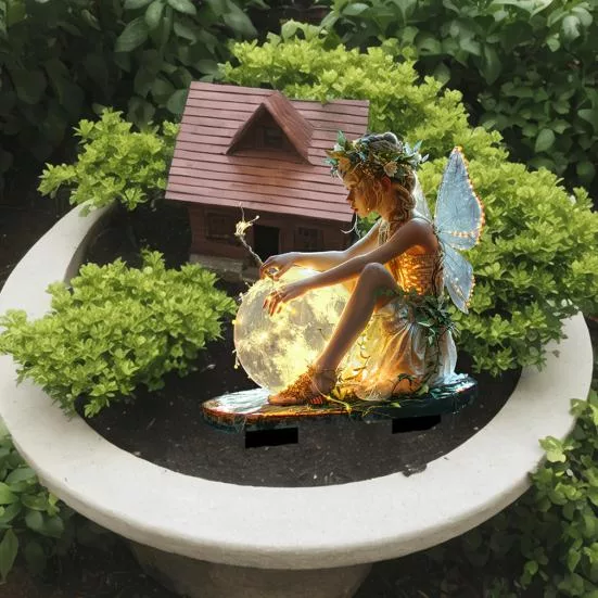 Садовый кол Цветочная фея — для декор — фото 4