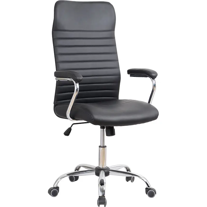 Кресло для руководителя Комус Мебель (Easy Chair) 580 черное (экокожа — для хранение — фото 3