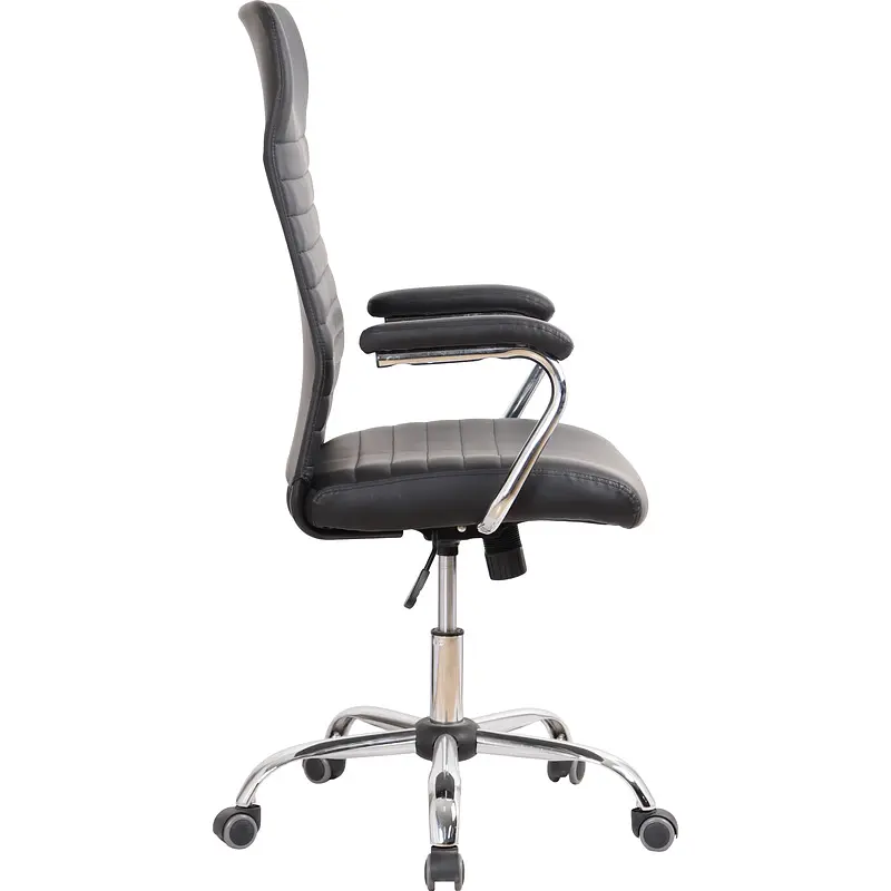 Кресло для руководителя Комус Мебель (Easy Chair) 580 черное (экокожа — для хранение — фото 5