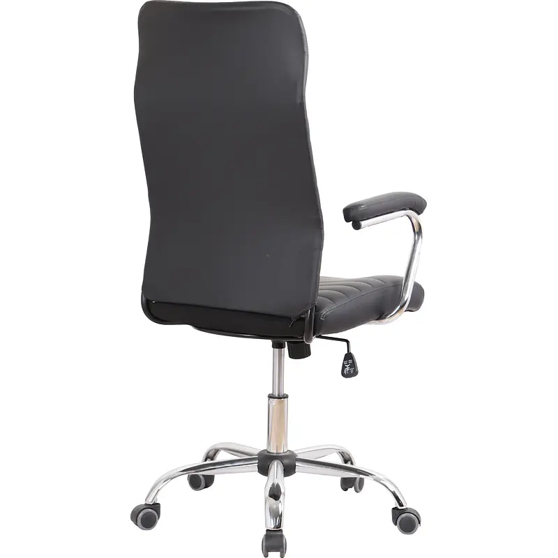 Кресло для руководителя Комус Мебель (Easy Chair) 580 черное (экокожа — для хранение — фото 6