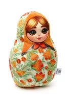 Мягкая игрушка - подушка «Матрешка» — фото 7
