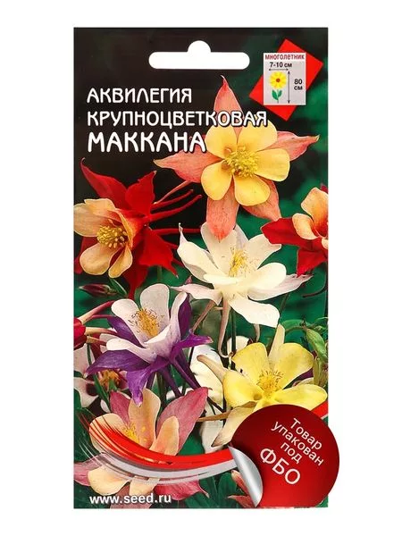 Семена цветов Аквилегия — для огород
