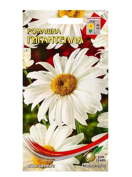 Семена цветов Ромашка «Гигантелла» — для огород