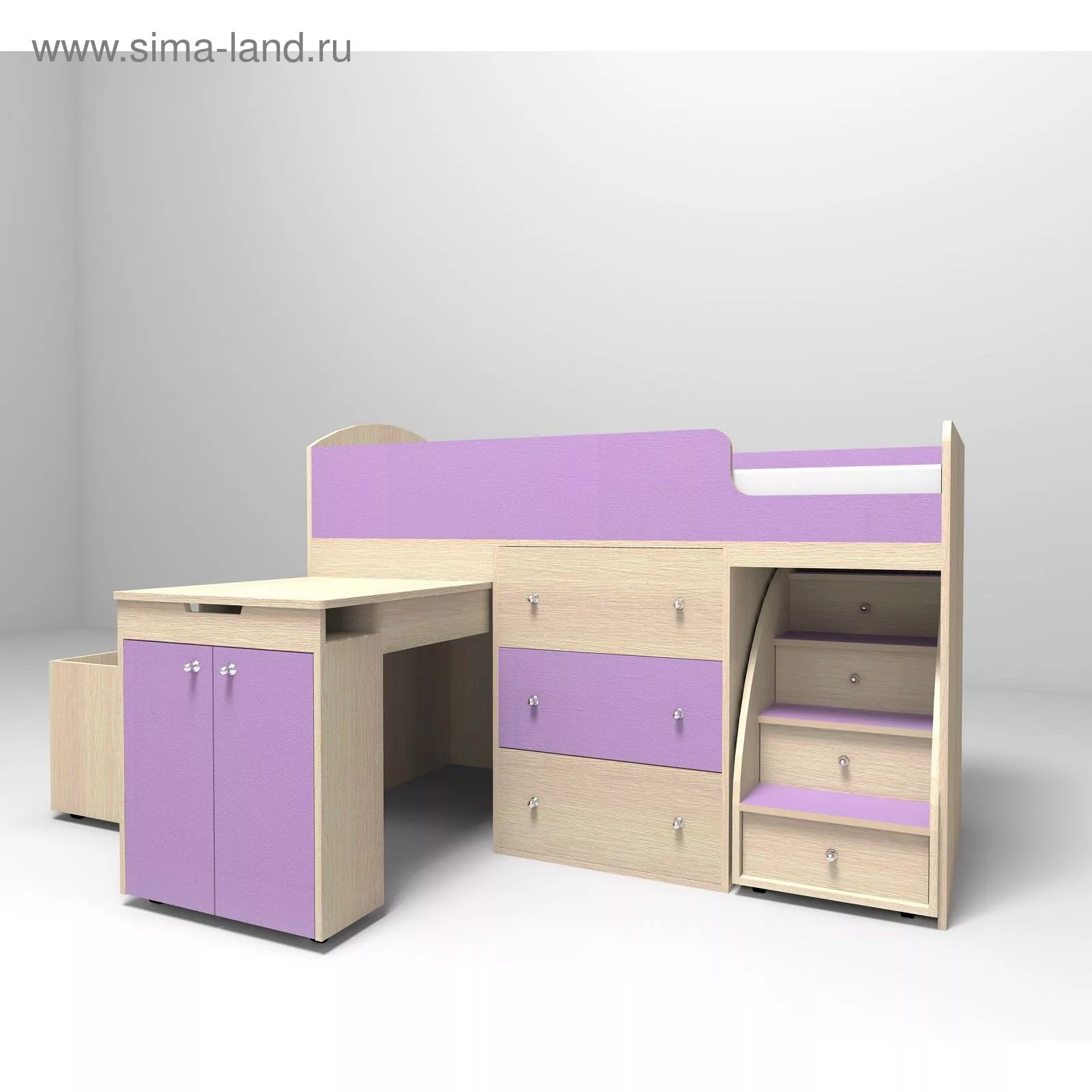 Кровать - чердак «Ярофф Малыш» — для хранение