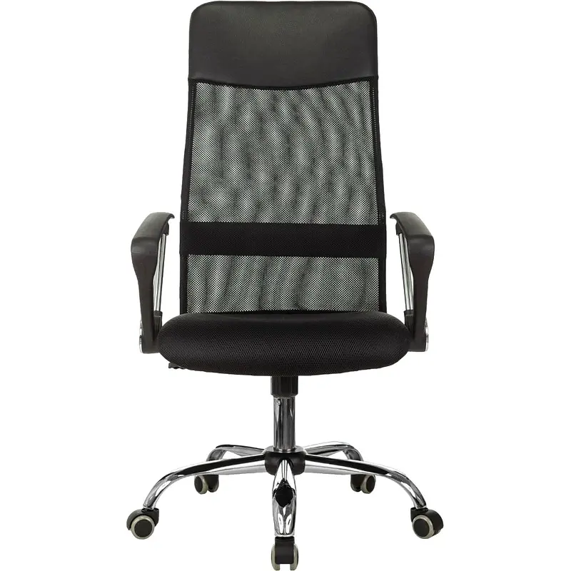 Кресло для руководителя Комус Мебель (Easy Chair) 508 черное (сетка/ткань/экокожа — для хранение — фото 2
