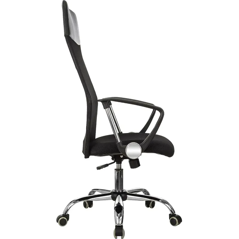 Кресло для руководителя Комус Мебель (Easy Chair) 508 черное (сетка/ткань/экокожа — для хранение — фото 3