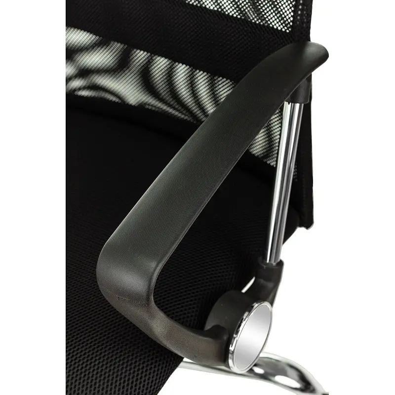 Кресло для руководителя Комус Мебель (Easy Chair) 508 черное (сетка/ткань/экокожа — для хранение — фото 6
