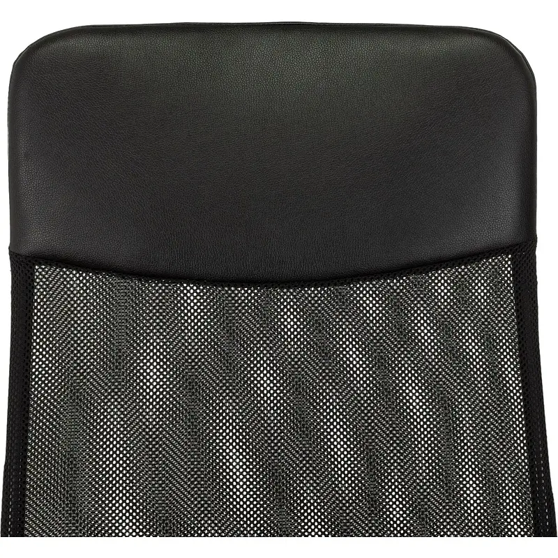 Кресло для руководителя Комус Мебель (Easy Chair) 508 черное (сетка/ткань/экокожа — для хранение — фото 7