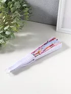 Веер складной «Певчие птички и цветы» — для хранение — фото 7