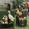 Животное Лампа Сад Освещенная Скульптура Садовый Орнамент Squirrel-Solar — для участок