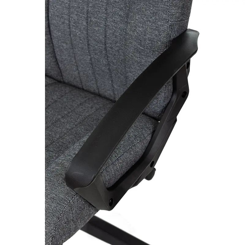 Кресло для руководителя Комус Мебель EChair 665 серое (ткань — фото 5