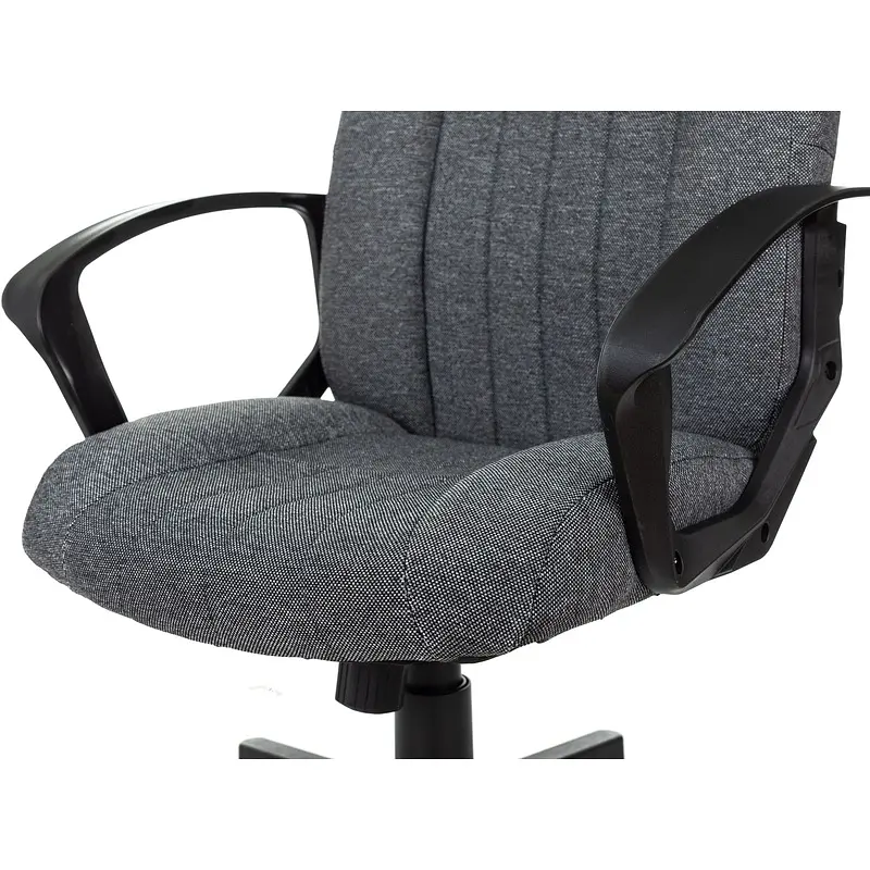 Кресло для руководителя Комус Мебель EChair 665 серое (ткань — фото 7