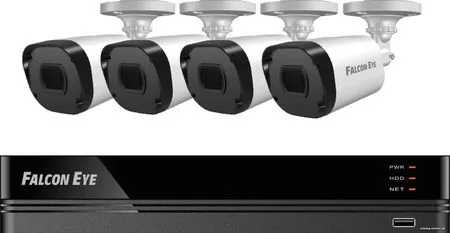 Комплект видеонаблюдения Falcon Eye FE-104MHD Kit Дача Smart — для участок